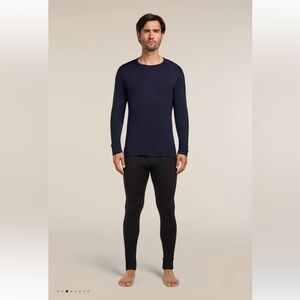 Icebreaker Merino 260 Tech Thermal Leggings wFly Black size Large